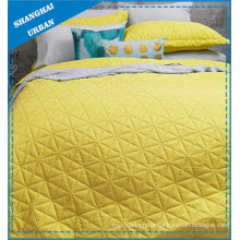 Sunshine Solid Polyester Ultrasonic Coverlet Set